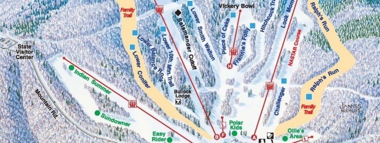 Wachusett Mountain Trail Map